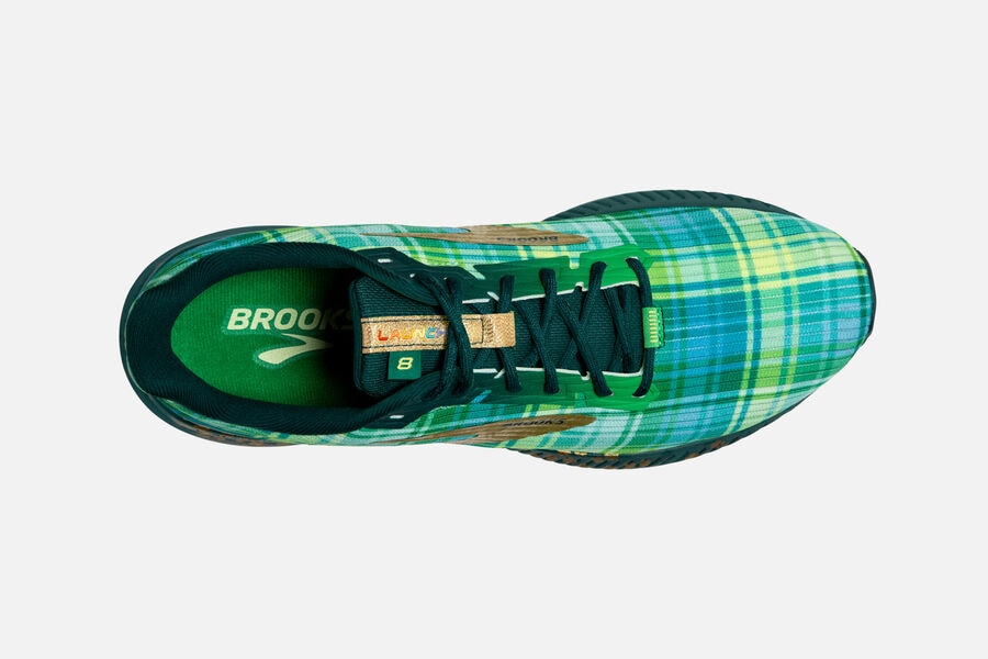 Brooks Launch 8 Road Running Shoes Mens - Green/Gold - KITQZ-5194